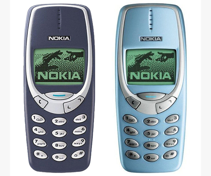 Nokia 3310 dark blue and light blue темно синяя голубая