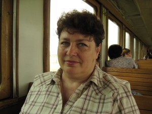 Мама в поезде