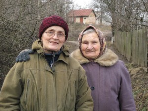 Бабушка и тетя Люда