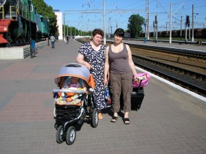 Мама и Вика    