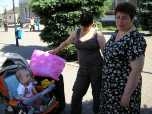 Мама и Вика    